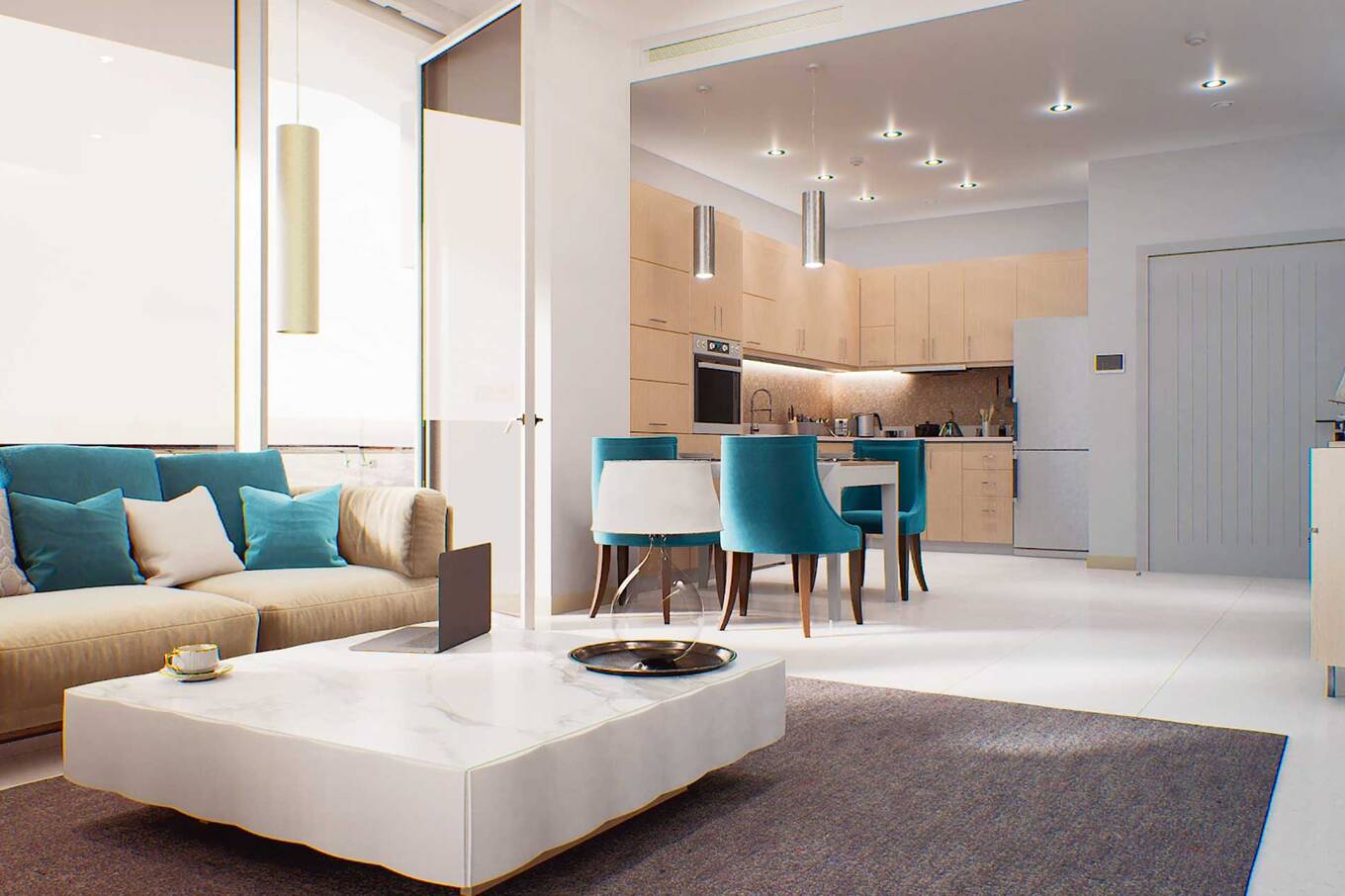 Apartment with 2 bedrooms in Jumeirah Lakes Towers, Dubai